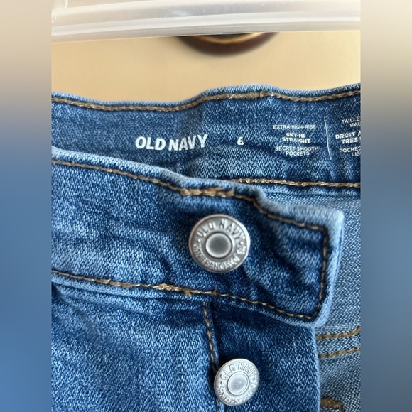 Old Navy sky rocket high button fly jeans - Picture 12 of 15